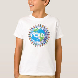 Kinder T-Shirt voor de Vrede - Kinderen die het We
