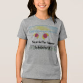 Kinder T-shirt vriendschap en zelfvertrouwen (Voorkant)