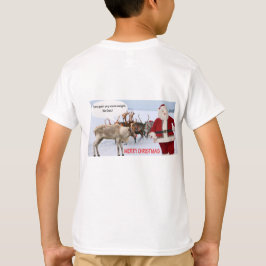 kinder t-shirt vrolijk kerstvarken