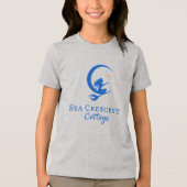 Kinder T-shirt Zee Crescent Cottage logo (Voorkant)