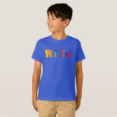Kinder T-shirt zonder labels (Voorkant volledig)