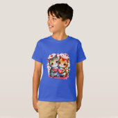 Kinder T-shirt zonder labels (Voorkant volledig)