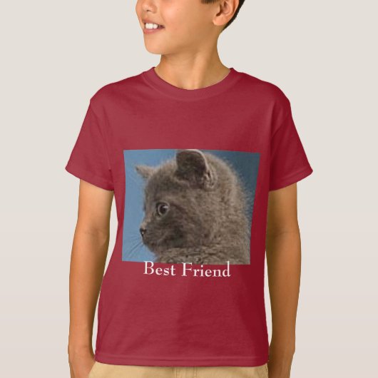 Kinder T-shirt zonder labels (Voorkant)