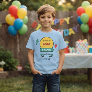 Kinder T-shirts Maak Je Eigen Verjaardag, Aangepas