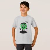 Kinder T-shirts met unieke stripfiguren (Voorkant volledig)