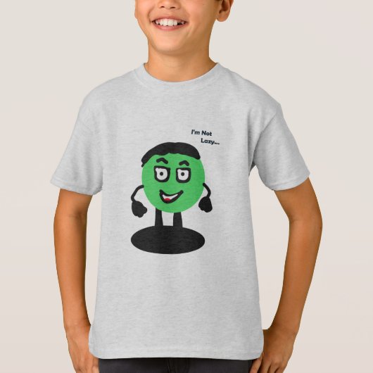 Kinder T-shirts met unieke stripfiguren (Voorkant)