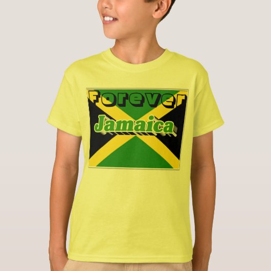 kinder t-shirts voor jamaica patriot (Voorkant)