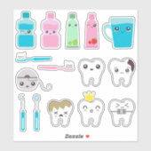 Kinder tandheelkundige hygiëne sticker (Vel)