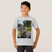 Kinder tas van T-shirt met golfband, (Voorkant volledig)