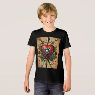 Kinder Tattoo Hart T-Shirt