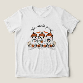 Kinder 'Te Schattige om Halloween te spook Tri-Blend Shirt