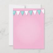 Kinder tea Party Birthday-uitnodigingen Kaart (Achterkant)