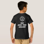 Kinder "Team Human" T-shirt (Achterkant volledig)