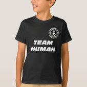 Kinder "Team Human" T-shirt (Voorkant)