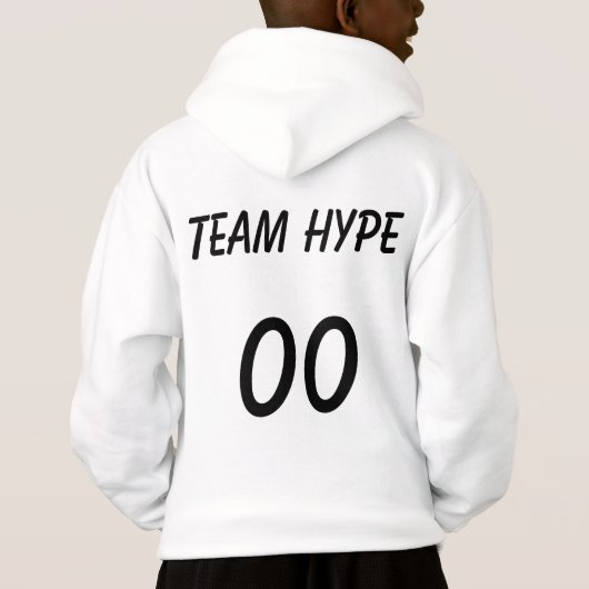 kinder teamhype zweat shrit (Achterkant)