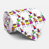 Kinder teamwerk stropdas (Opgerold)