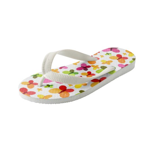 Kinder Teenslippers-Butterflies Teenslippers (Schuin)