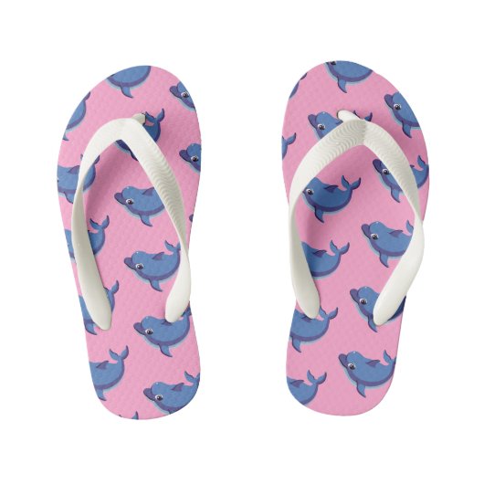 Kinder Teenslippers Dolphin (Voetbed)