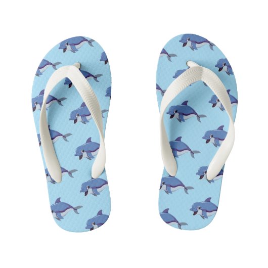 Kinder Teenslippers Dolphin (Voetbed)