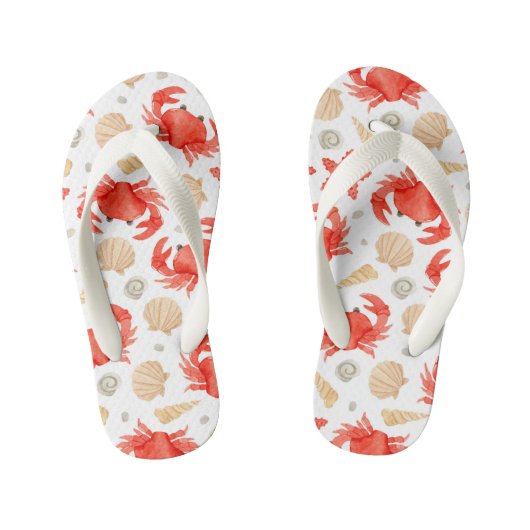 Kinder Teenslippers-krabben Kinder Teenslippers (Voetbed)