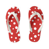 Kinder Teenslippers-Polka Dots Kinder Teenslippers (Voetbed)