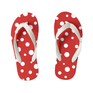 Kinder Teenslippers-Polka Dots Kinder Teenslippers