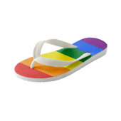 Kinder Teenslippers - Pride-vlagkleuren (Schuin)