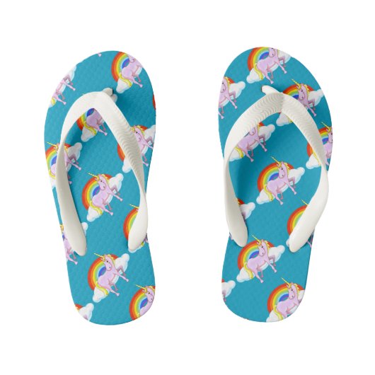 Kinder Teenslippers Unicorn (Voetbed)
