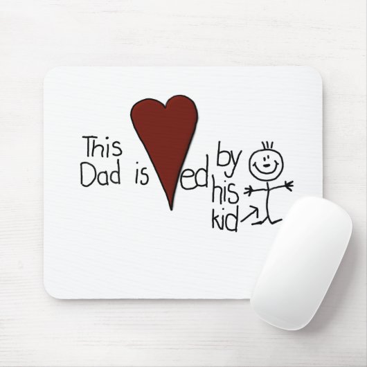 Kinder tekenafbeelding Pap Muismat (Met muis)