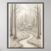 Kinder Tekening muur kunst home decor poster (Voorkant)