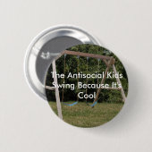 Kinder tekening ronde button 5,7 cm (Voorkant /achterkant)