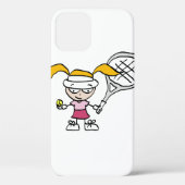 Kinder tennis Case-Mate iPhone case (Achterkant)