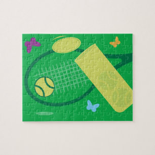 Kinder tennis puzzel legpuzzel