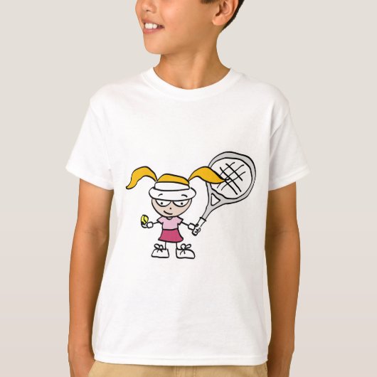 Kinder tennis t-shirt (Voorkant)