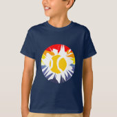 Kinder Tennis Tee Shirt (Voorkant)