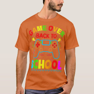 Kinder terug naar school grappig spel over leraren t-shirt