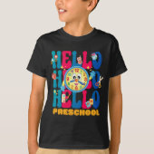 Kinder terug naar school hallo | Preschool T-shirt (Voorkant)