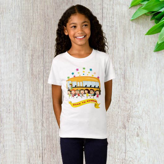 Kinder terug naar school meisjes T-shirt