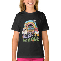 Kinder terug naar school Retro Graphic T-shirt