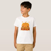 Kinder Thanksgiving pompoen Shirt (Voorkant volledig)
