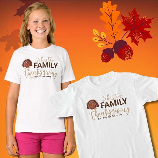 Kinder Thanksgiving shirt ideeën