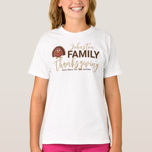 Kinder Thanksgiving shirt ideeën (Voorkant)