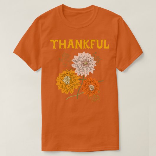 Kinder Thanksgiving voor Herfst Ts voor boorgruis T-shirt (Design voorkant)