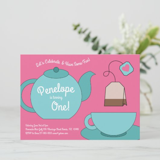 Kinder theaterdag kaart (Staand voorkant)