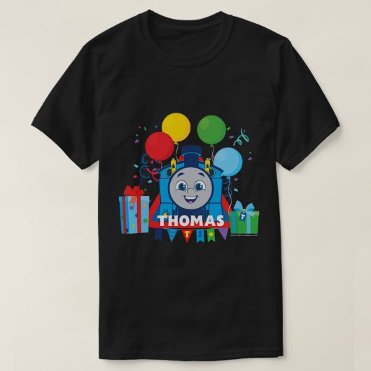 Kinder Thomas & Friends - Birthday-ballonnen T-shirt (Design voorkant)