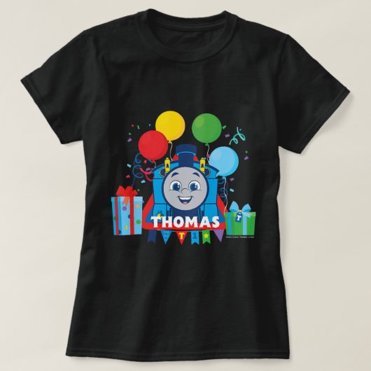 Kinder Thomas & Friends - Birthday-ballonnen T-shirt (Design voorkant)