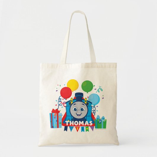 Kinder Thomas & Friends - Birthday-ballonnen Tote Bag (Voorkant)