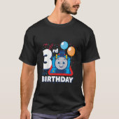 Kinder Thomas Friends Happy 3rd Birthday T-shirt (Voorkant)