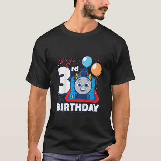Kinder Thomas Friends Happy 3rd Birthday T-shirt (Voorkant)
