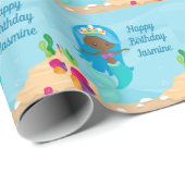 Kinder thuisdag van het Afrikaanse Amerikaanse mei Cadeaupapier (Rol Hoek)